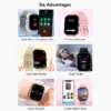 Sports Smart Watch Fitness Clock Health Monitor Waterproof Smartwatch BT Call Wrist Watches for Men Women IOS Android Phone 2026